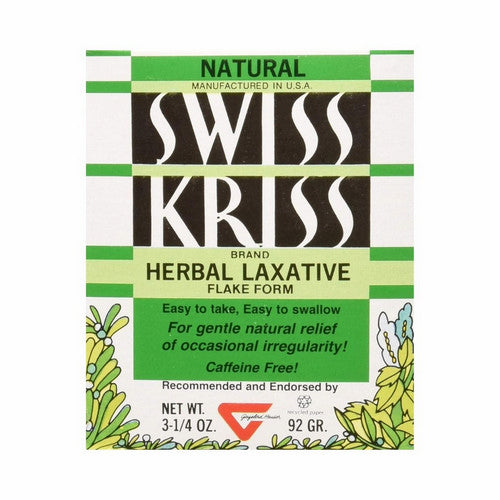 Herbal Laxative Flake Form 3.25 Oz by Swiss Kriss