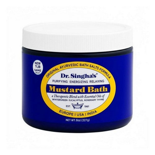 Mustard Bath Ayurvedic Bath Salts 8 Oz by Dr. Singhas Mustard Bath