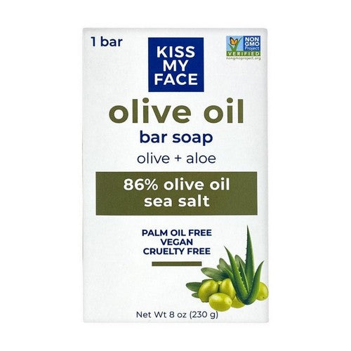 Olive Oil Bar Soap Olive And Aloe 8 Oz by Kiss My Face