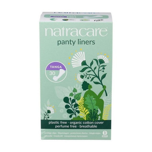 Panty Liners Organic Cotton Cover Tanga 30 Count by Natracare
