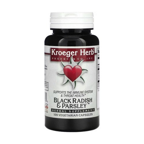 Black Radish And Parsley 100 Veg Caps by Kroeger Herb