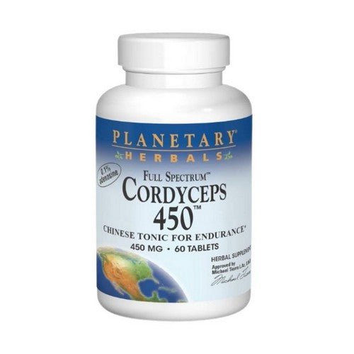 Full Spectrum Cordyceps 450 60 Tabs by Planetary Herbals