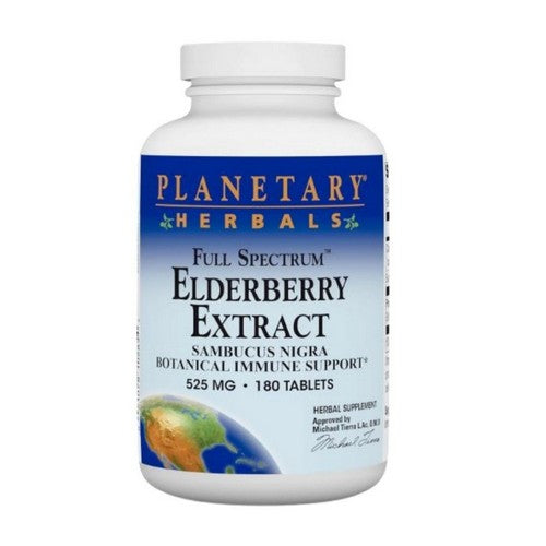 Full Spectrum Elderberry Extract 180 Tabs by Planetary Herbals