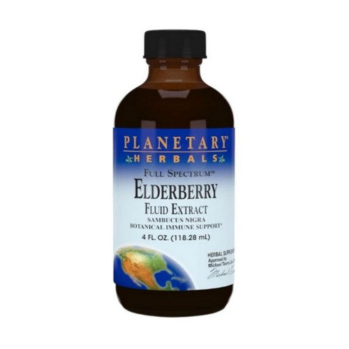 Full Spectrum Elderberry Fluid Extract 4 Oz by Planetary Herbals