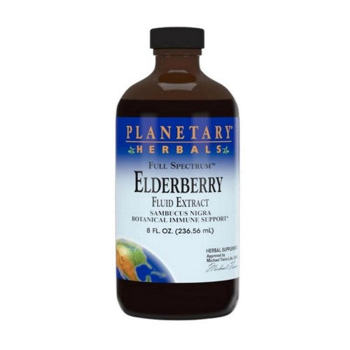 Full Spectrum Elderberry Fluid Extract 8 Oz by Planetary Herbals