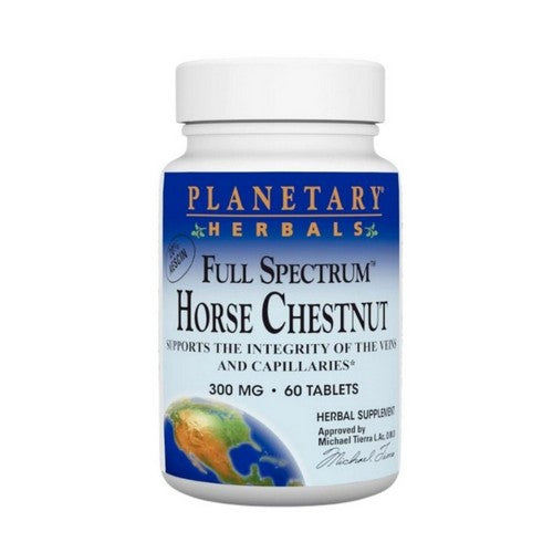 Full Spectrum Horse Chestnut 60 Tabs by Planetary Herbals