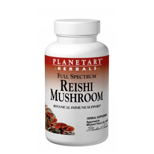 Full Spectrum Reishi Mushroom 100 Tabs by Planetary Herbals