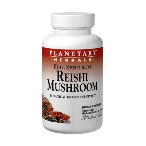 Full Spectrum Reishi Mushroom 50 Tabs by Planetary Herbals