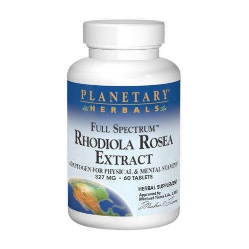 Full Spectrum Rhodiola Rosea Extract 60 Tabs by Planetary Herbals