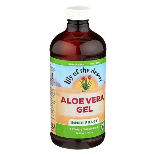 Aloe Vera Gel Inner Fillet 16 Oz by Lily Of The Desert