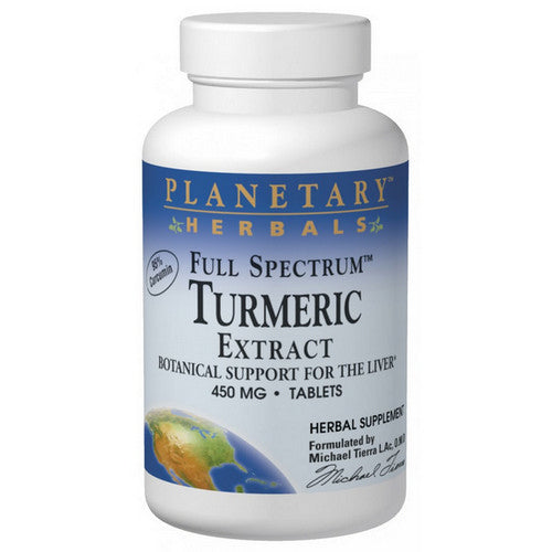 Full Spectrum Turmeric Extract 60 Tabs by Planetary Herbals
