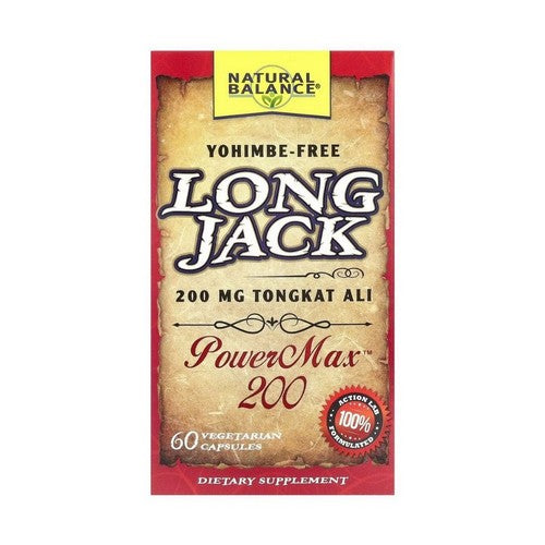 Long Jack, Powermax 60 Veg Caps by Natural Balance (Formerly known as Trimedica)