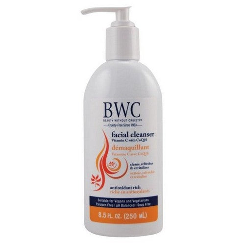 Organic Vitamin C With Coq10 Facial Cleanser 8.5 oz by Beauty Without Cruelty