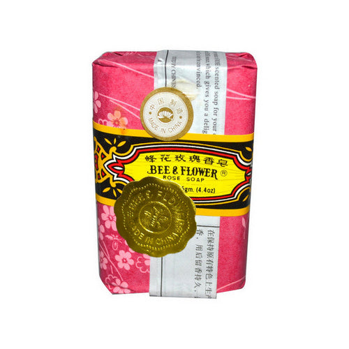 Rose Bar Soap 4.4 Oz by BEE & FLOWER SOAP