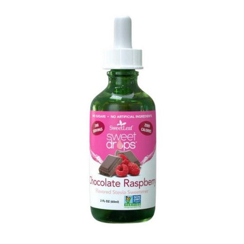 Sweet Drops Flavored Stevia Sweetener Chocolate Raspberry 2 Oz by Sweetleaf Stevia