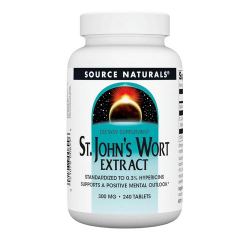 St. John's Wort 240 Tabs by Source Naturals