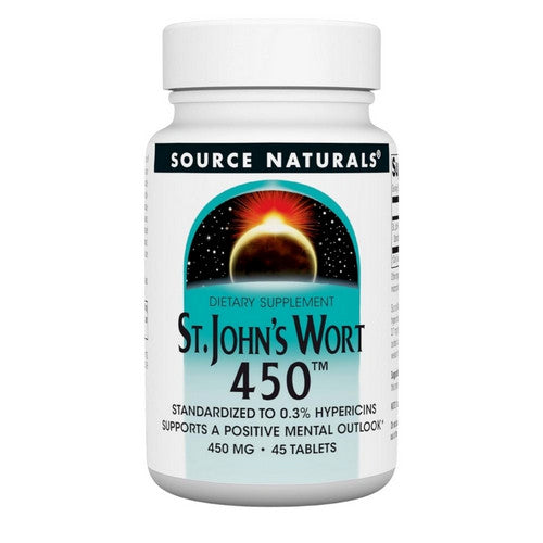 St. John's Wort  45 Tabs by Source Naturals
