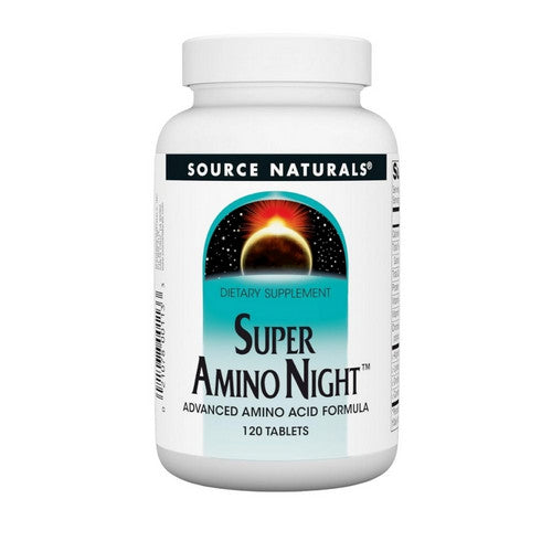Super Amino Night 120 Tabs by Source Naturals