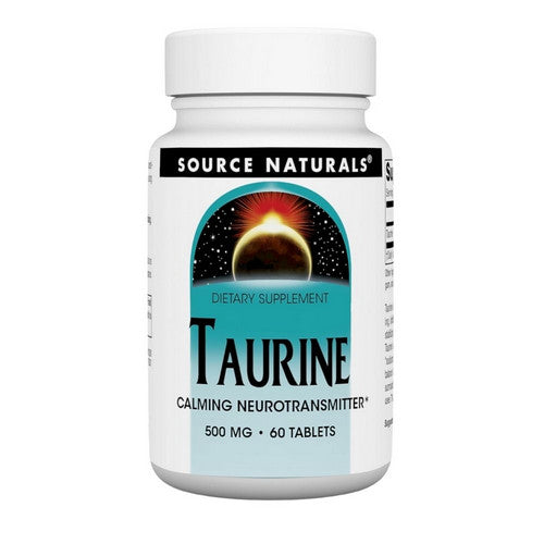 Taurine 60 Tabs by Source Naturals