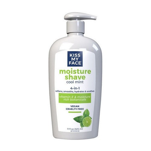4 In 1 Moisture Shave Lotion Cool Mint  11 Oz by Kiss My Face