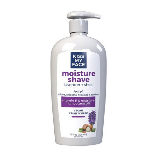 Moisture Shave LAVENDER SHEA, 11 OZ by Kiss My Face