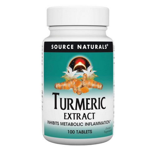 Turmeric Extract 100 Tabs by Source Naturals