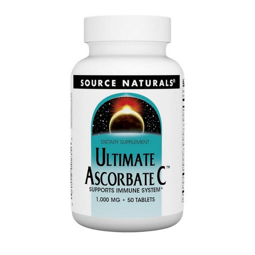 Ultimate Ascorbate C 50 Tabs by Source Naturals