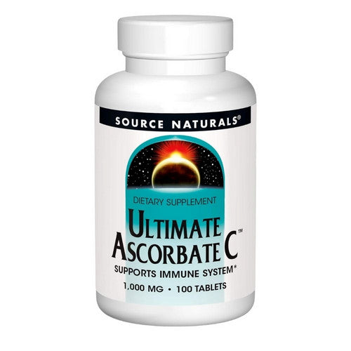 Ultimate Ascorbate C 100 Tabs by Source Naturals