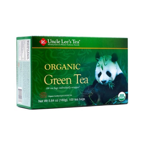 Organic Green Tea 100 Bags by Uncle Lees Teas