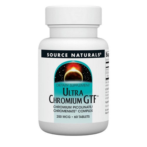 Ultra Chromium GTF 60 Tabs by Source Naturals