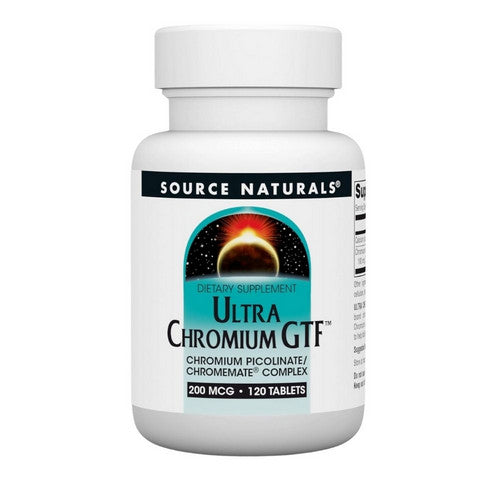 Ultra Chromium GTF 120 Tabs by Source Naturals