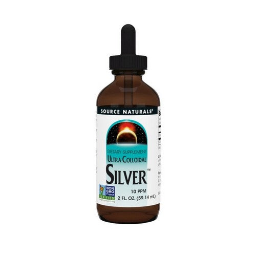 Ultra Colloidal Silver Liquid 2 Oz by Source Naturals