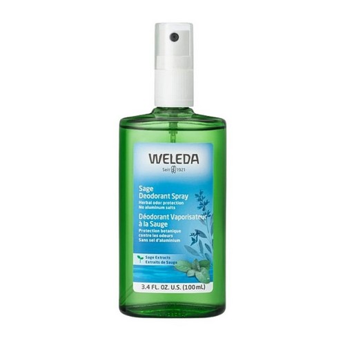 Sage Deodorant Spray 3.4 Oz by Weleda