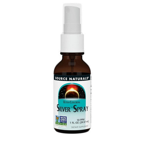 Ultra Colloidal Silver Throat Spray 1 Fl Oz by Source Naturals