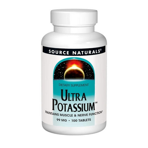 Ultra Potassium 100 Tabs  by Source Naturals