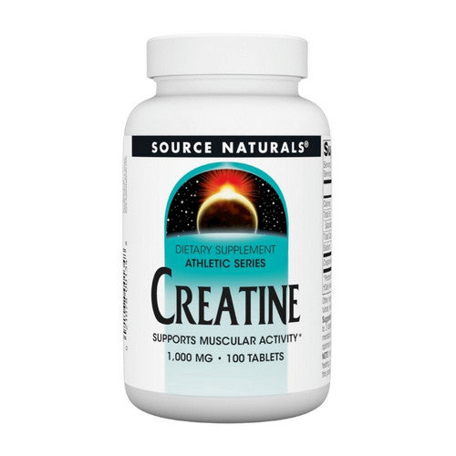 Creatine 100 Tabs by Source Naturals