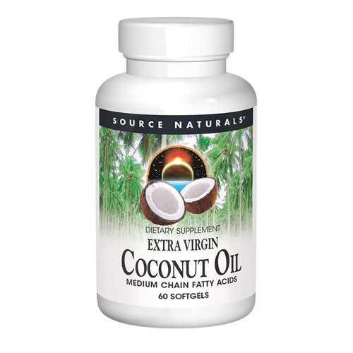 Extra Virgin Coconut Oil 60 Softgels by Source Naturals