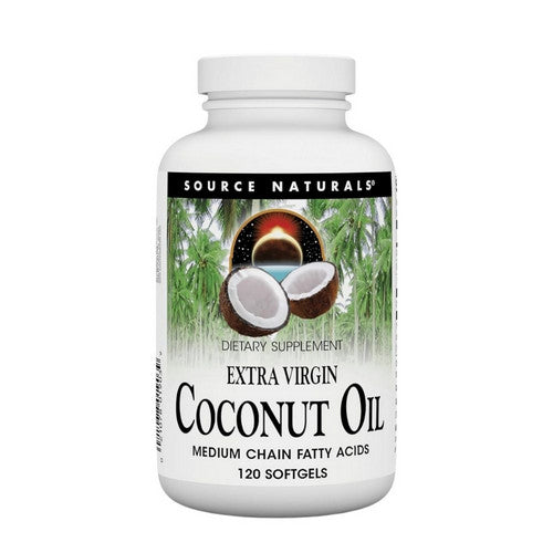Extra Virgin Coconut Oil 120 Softgels by Source Naturals