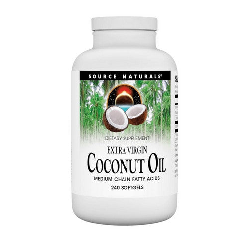 Extra Virgin Coconut Oil 240softgels by Source Naturals