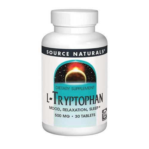 L-Tryptophan 30 Tabs by Source Naturals