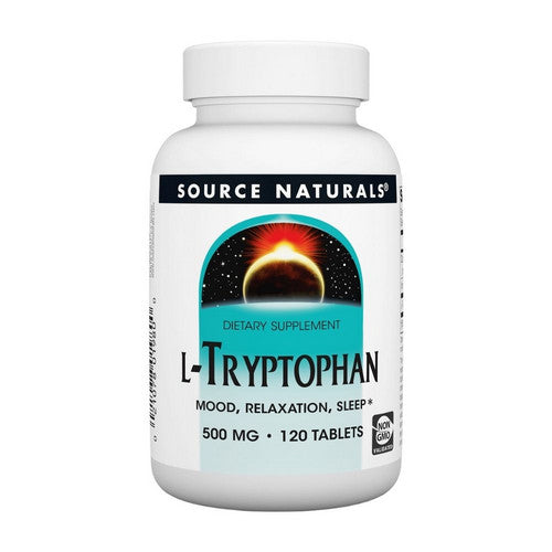 L-Tryptophan 120 Tabs by Source Naturals