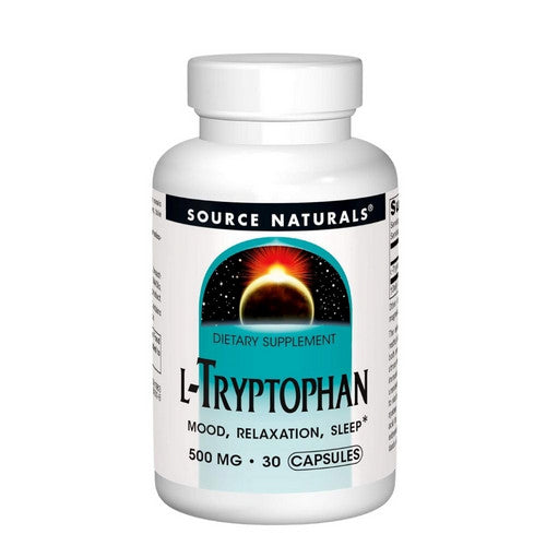 L-Tryptophan 30 Caps by Source Naturals