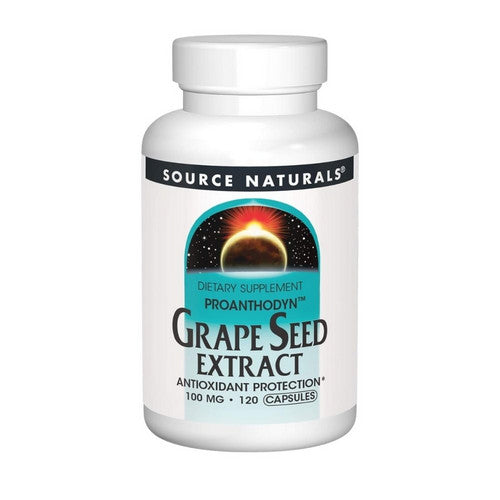 Proanthodyn Grape Seed Extract Capsules 120 caps by Source Naturals