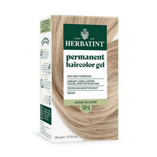 Permanent Hair Colour Gel 9N Honey Blonde 5.75 Oz by Herbatint