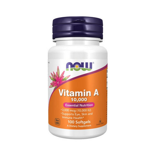 Vitamin A 10000 100 Softgels by Now Foods