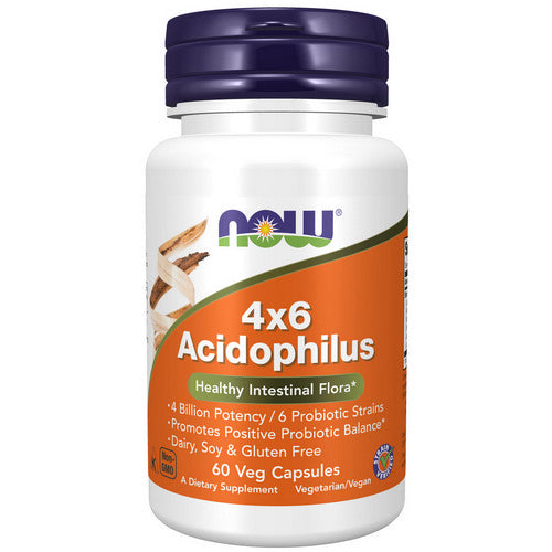 Acidophilus 4X6 60 Veg Caps by Now Foods