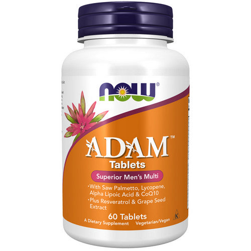 ADAM Men's Multiple Vitamin Superior 60 Tabs by Now Foods