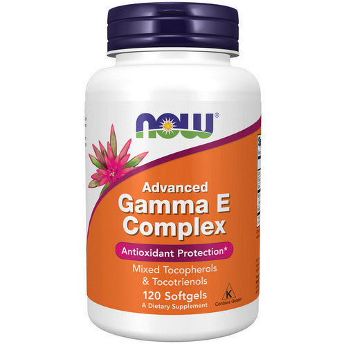 Advanced Gamma E Complex 120 Softgels by Now Foods