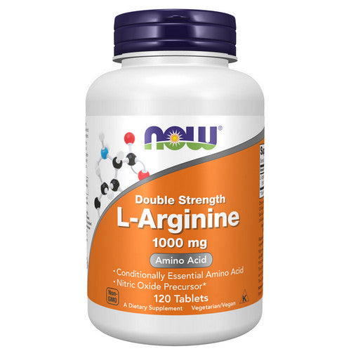 L-Arginine Double Strength 120 Tabs by Now Foods