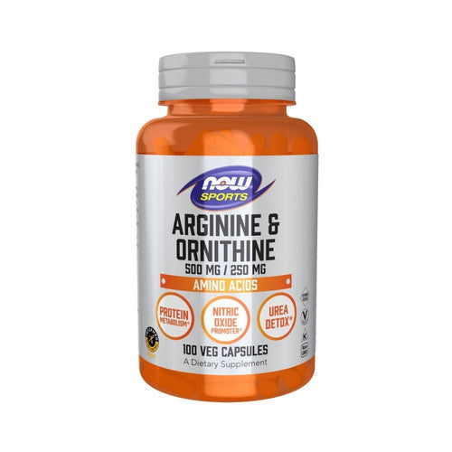 Arginine And Ornithine 100 Veg Caps by Now Foods